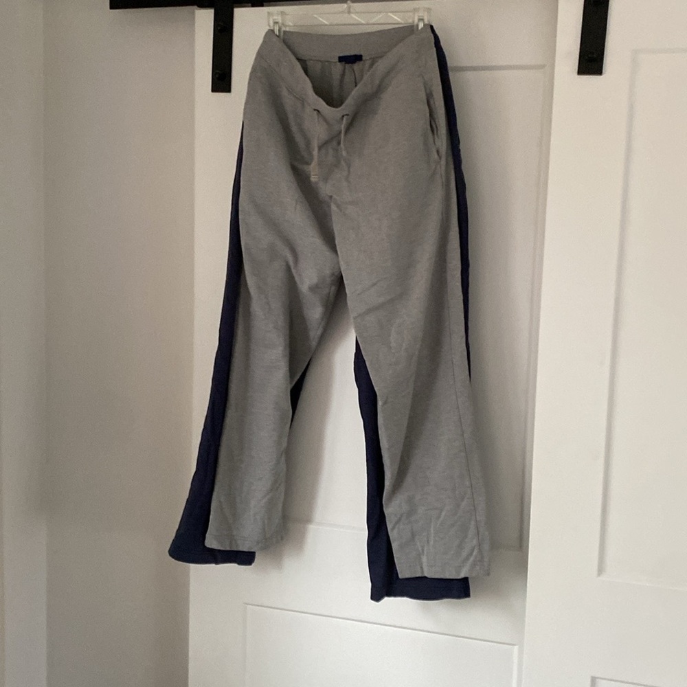 GAP lounge pants pajamas sleepwear pj light loose XS grey gray
